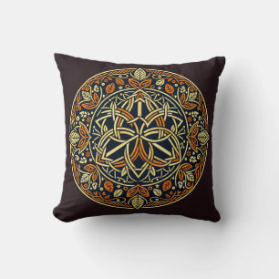 Woven Celtic Design Throw Pillow