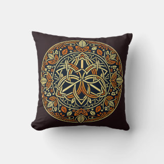 Woven Celtic Design Throw Pillow