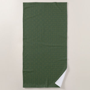 Woven Celtic Knot Pattern Beach Towel
