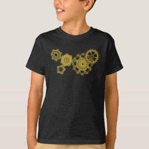 Woven Clockwork Kid's and Baby Dark Shirt