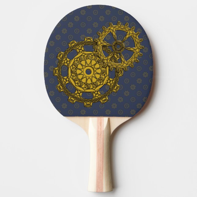 Woven Clockwork Ping Pong Paddle (Front)