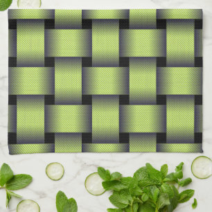 Woven Greenery Tea Towel