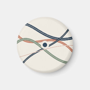Woven Lines for Calm Focus Magnet
