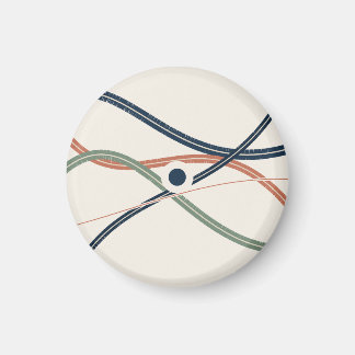 Woven Lines for Calm Focus Magnet