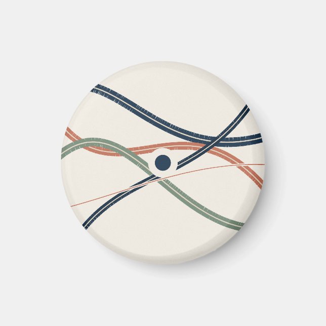 Woven Lines for Calm Focus Magnet (Front)