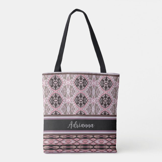 Woven Mandalas Tote Bag (Back)