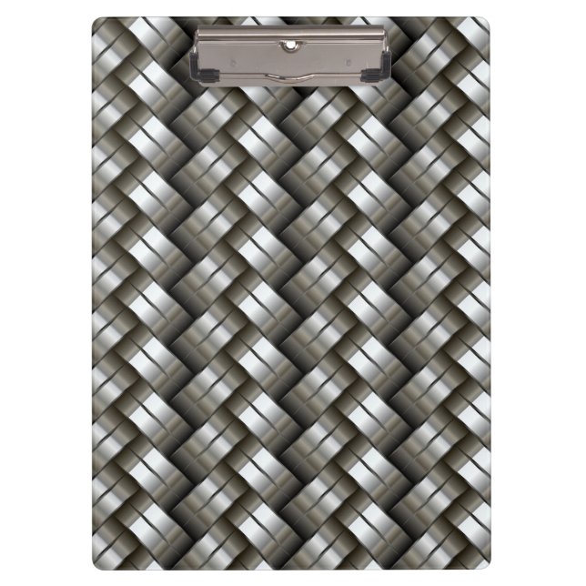 Woven metal pattern clipboard (Front)