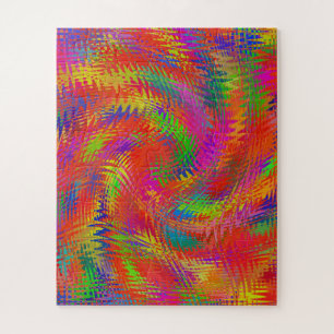Woven Rainbow Jigsaw Puzzle