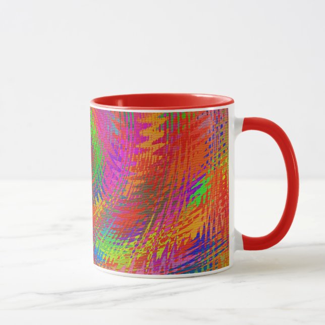 Woven Rainbow Mug (Right)