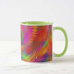 Woven Rainbow Mug