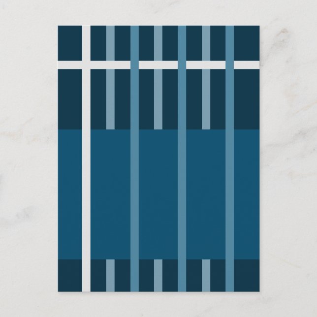 Woven Stripes 1 Postcard (Front)