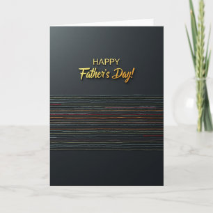 Woven Threads Fathers Day Card