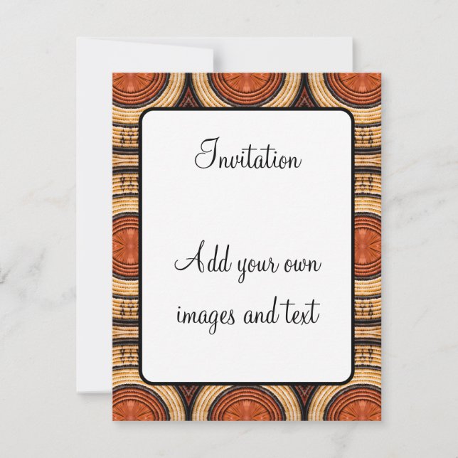 Woven Trivet Pattern Invitation (Front)