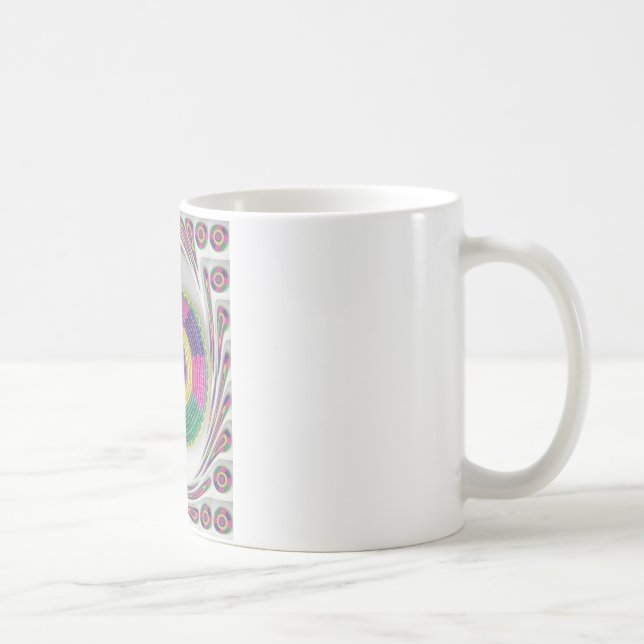 Woven Whirl Art Print Coffee Mug (Right)