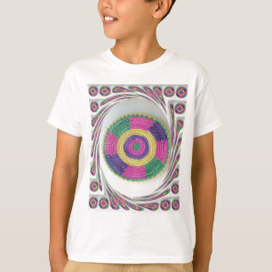 Woven Whirl Art Print T-Shirt
