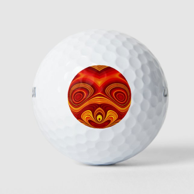 WOW! Bright golf balls design - UNIQUE (Front)