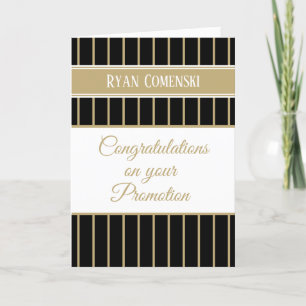 Wow! Custom Congrats on job promotion card