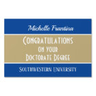 Wow!! Doctorate Degree! Graduation yard sign