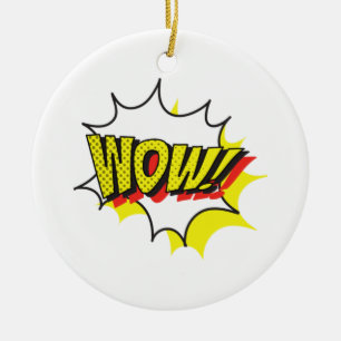 Wow free day Classic Ceramic Ornament