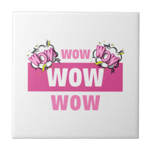 wow free day Classic Ceramic Tile