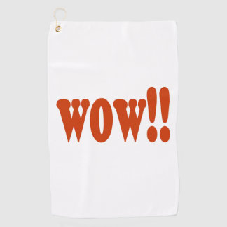 wow golf towel