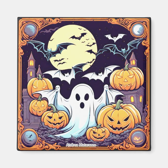 Wow Halloween Thrill Magnet (Front)