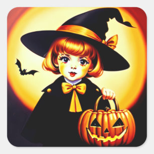 ~WOW! HALLOWEEN Trick or Treat ~ Square Sticker