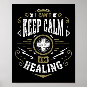 Wow Healer I Can't Keep Calm I'm Gaming  Poster