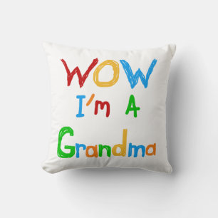 WOW I'm a Grandma T-shirts and Gifts Cushion