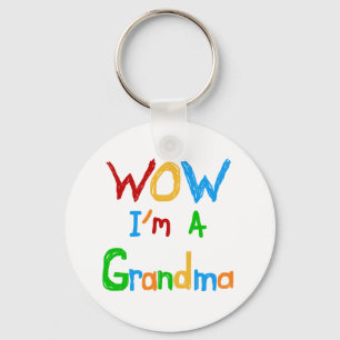 WOW I'm a Grandma T-shirts and Gifts Key Ring