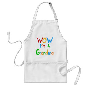 WOW I'm a Grandma T-shirts and Gifts Standard Apron