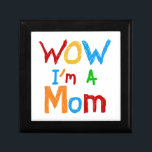 WOW I'm a Mum T-shirts and GIfts Gift Box<br><div class="desc">Colourful multicolors text design WOW I'm a Mum T-shirts,  hoodies,  mugs,  buttons,  cards,  stickers,  keepsakes,  ornaments,  keychains,  and other great gifts and apparel for moms!</div>