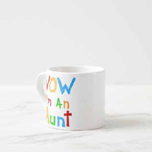 WOW I'm an Aunt T shirts and Gifts Espresso Cup