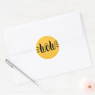 WOW JOURNALING PLANNERS  CLASSIC ROUND STICKER