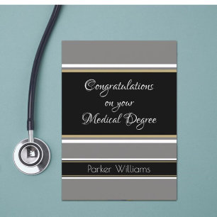 Wow! Medical degree Graduation card