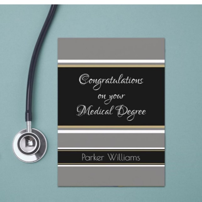 Wow! Medical degree Graduation card (Creator Uploaded)