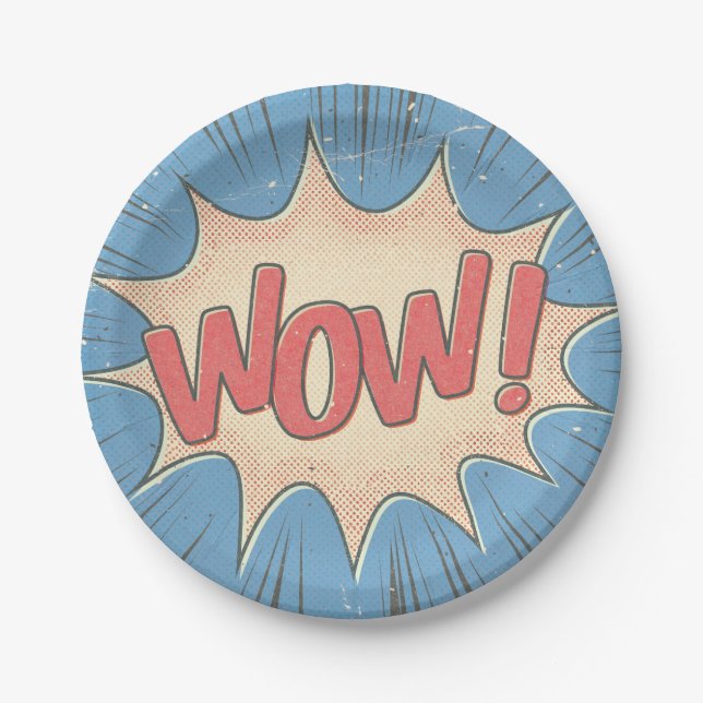 Wow! Paper Plate (Front)