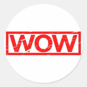Wow Stamp Classic Round Sticker