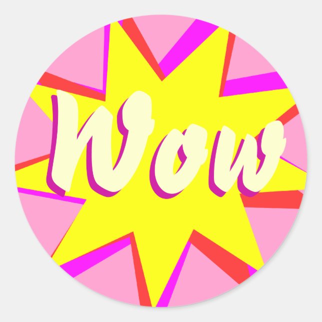 Wow Stickers (Front)