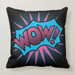 WOW! Text Design Cushion