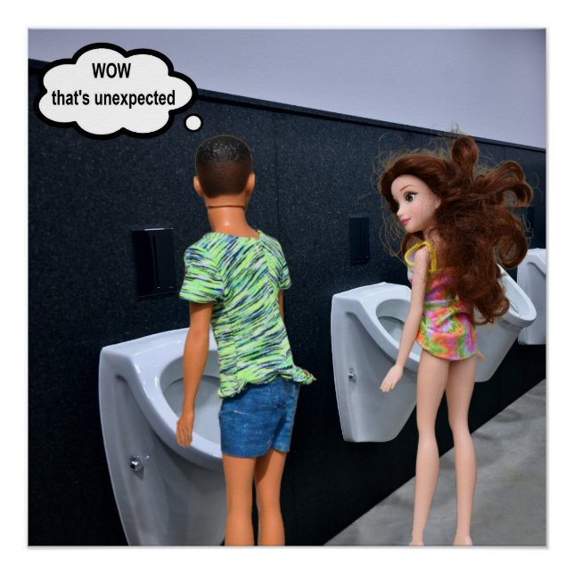 WOW that's unexpected. blank card Poster (Front)