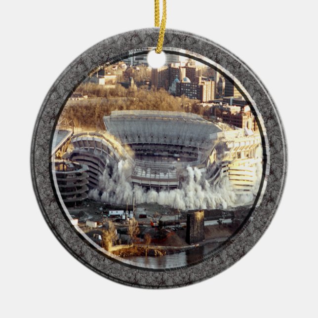 WOW Three Rivers Stadium-Ornament-2 sided Ceramic Ornament (Front)