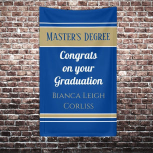 Wow! Vertical Master's Degree custom Banner