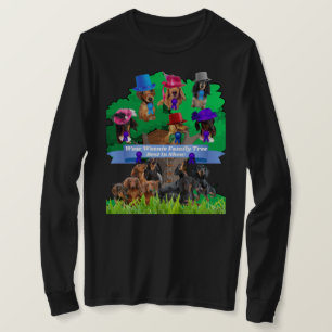 Wow Weenies Family Tree Best In Show Ladies T-Shirt