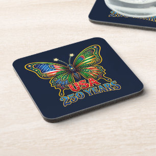 WOW! Wings of Freedom Butterfly USA 250 Years Coaster