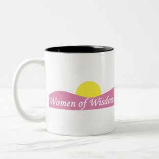 WOW! Women of Wisdom Logo Two-Tone Coffee Mug
