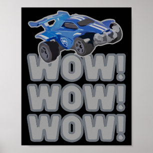 Wow! Wow! Wow! Rocket Soccer Game Poster