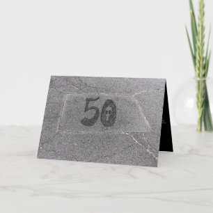 Wow Written In Stone Over the Hill Card