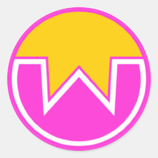 wownero  classic round sticker