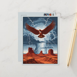 WPA Arizona Thunderbird Postcard